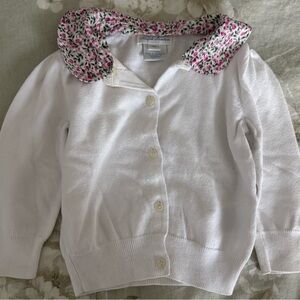 Polo by Ralph Lauren White and Pink Button Down Shirt